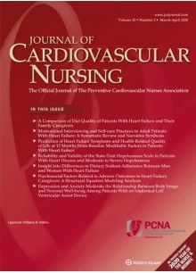 Journal Of Cardiovascular Nursing Journal Of Cardiovascular Nursing