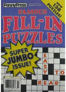 Famous Fill-In Puzzles Famous Fill-In Puzzles