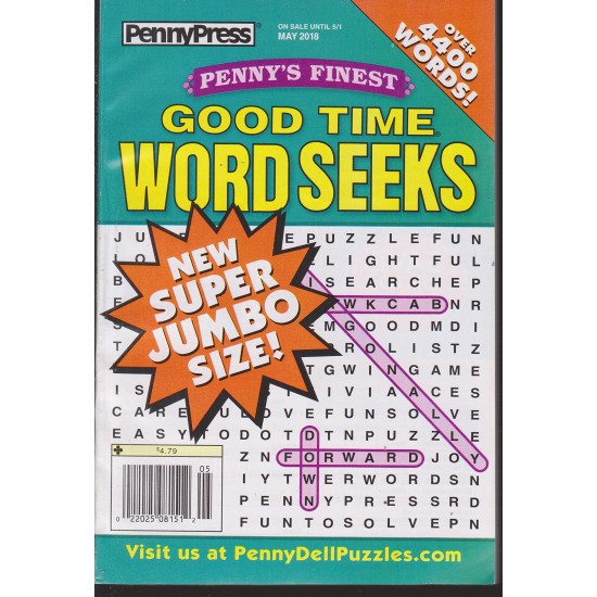 Penny's Finest Good Time Word Seeks