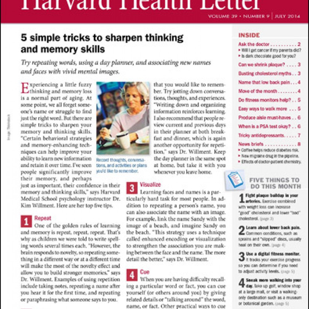 Memory - Harvard Health
