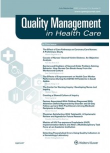 Quality Management In Health Care Quality Management In Health Care