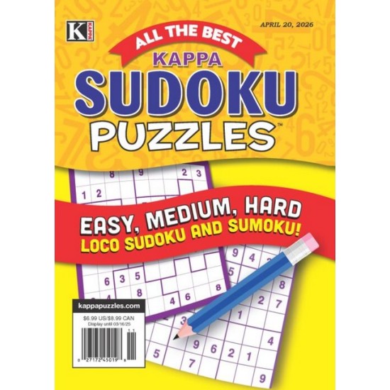 All the Best Kappa Sudoku Puzzles