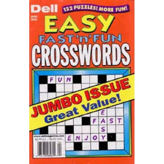 Easy Fast 'N' Fun Crosswords