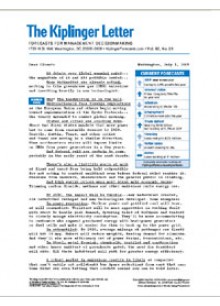 Kiplinger Letter Kiplinger Letter